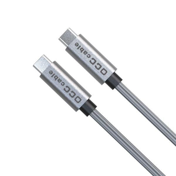 Buy OEM ODM Tablet USB Type C Charging Cable 5A 10G 3.2 Gen2 2M Nylon Jacket at wholesale prices