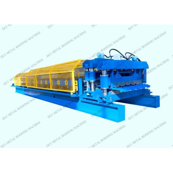 Buy 6 Ton Corrugated Roof Panel Roll Forming Machine PPGI  Ibr Sheeting Equipment at wholesale prices