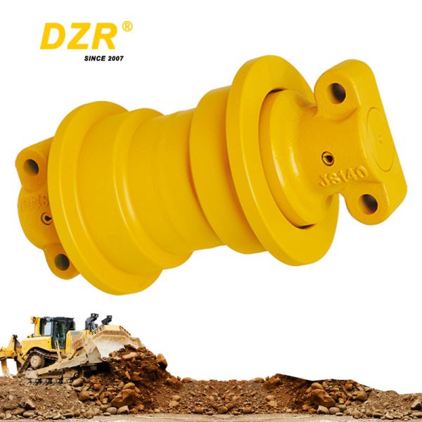 Buy JS140 Forge 50mn HRC52-57 Bulldozer Track Roller For Construction Machinery Parts at wholesale prices