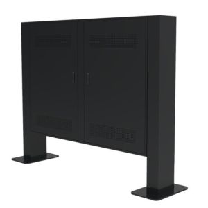 Transparent Outdoor LCD Digital Signage 60000 Hours Life Expectance