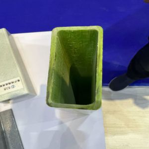 Quality Easy To Install FRP Rectangular Tube With Reinforced Ribs For Time-Saving Solutions for sale