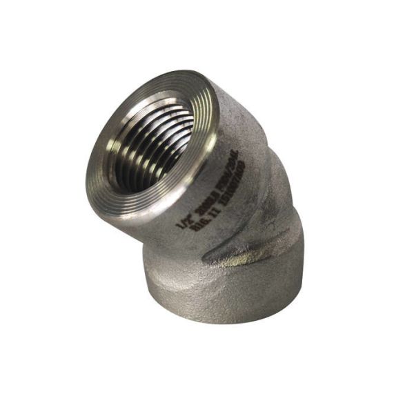 Buy Class 2000 45D 2000LB 316L Female Threaded Elbow at wholesale prices