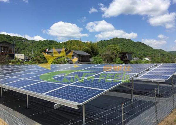 Roof Mounting Ballasted Solar Racking Systems Compatible With Lightning
