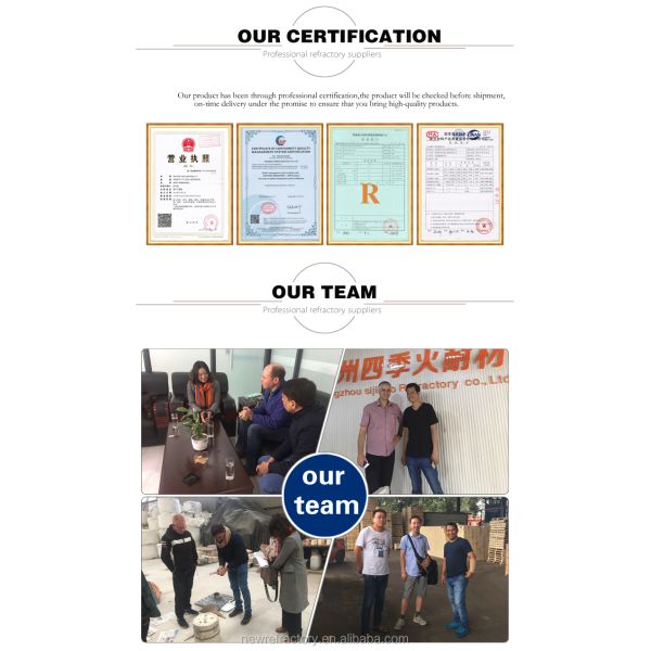 Customized Refractory High Al2O3 Plastic Castable Cement Meets Customers' Requirement