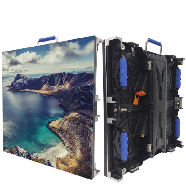 3.91mm Pitch Commercial LED Display With Die Casting Aluminum Cabinet