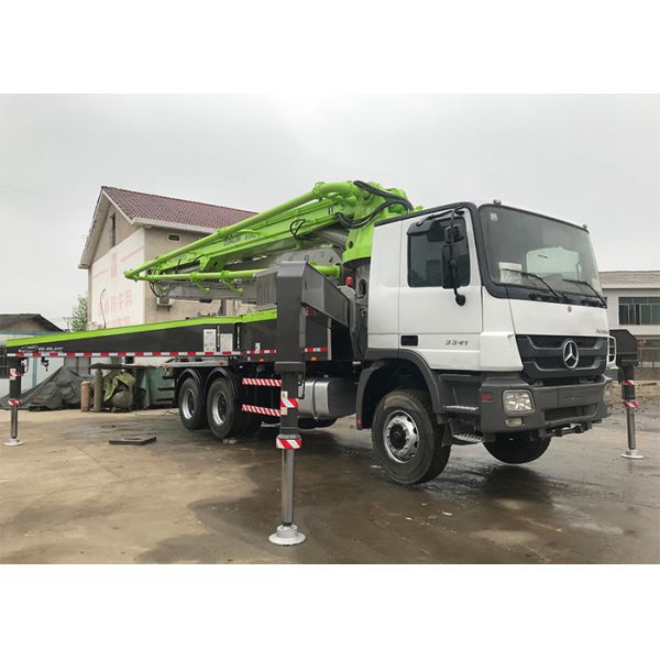 Buy 38 Meter Used Truck Concrete Pump With ISO90001 Certification at wholesale prices