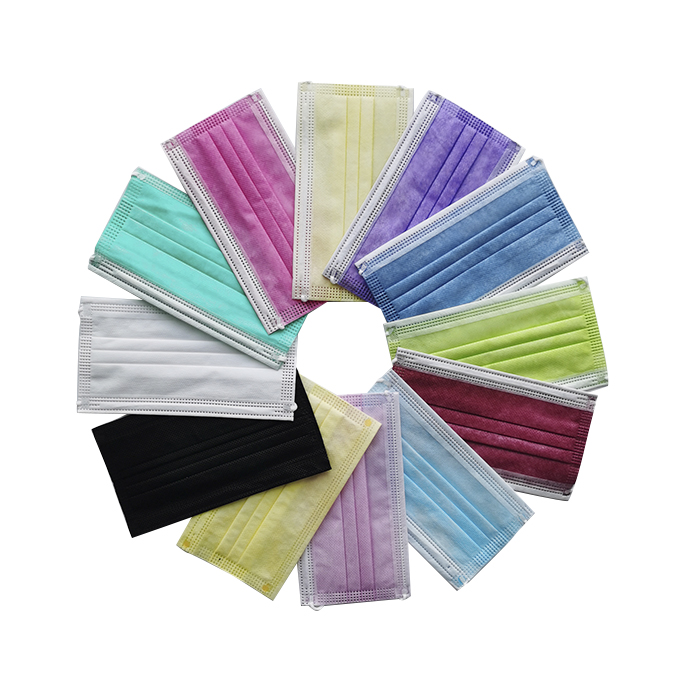 Tie On 3 Ply Disposable Face Mask , Meltblown Layer Bfe99 Face Mask