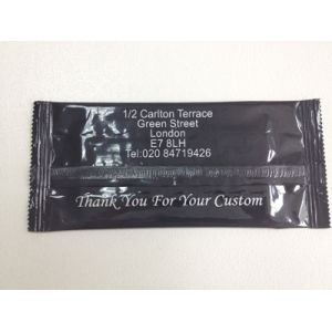 Disposable single packed customized nonwoven wet tissue wipe