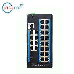 UT224GM-SFP L2 Managed Industrial 2x1000M SFP+24x10/100/1000M RJ45+1xConsole
