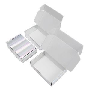 OEM Rainbow Neon Iridescent Holographic Corrugated Folding Packaging Subscriptio
