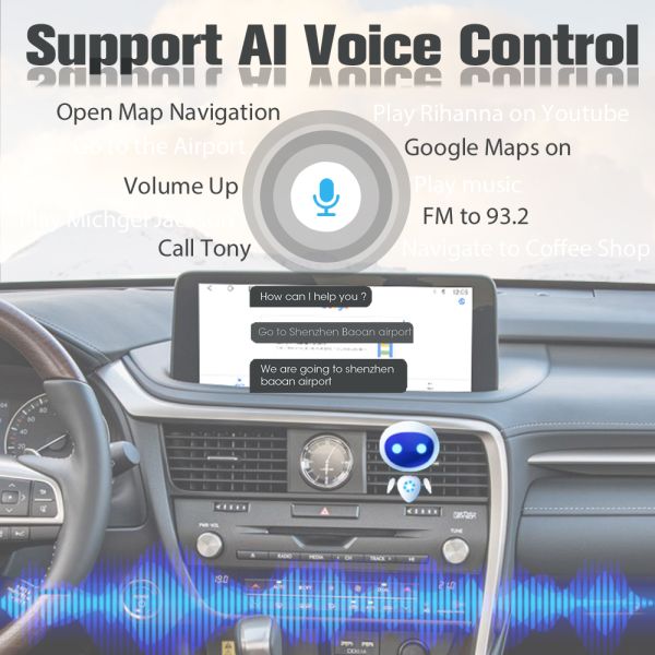 Viknav Car Radio For LEXUS RX (2020-2021)12.3 inch Auto Vertical Screen Wireless Carplay GPS Navigation Multimedia