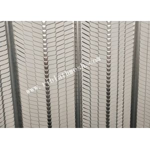 Quality 7*15mm Hole Construction 600mm Width Rib Lath Mesh for sale