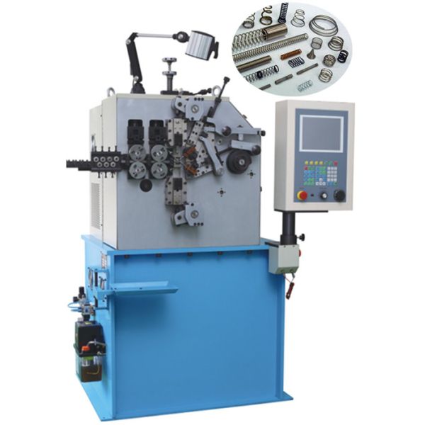 Buy Advanced Compression Spring Maker Machine With CNC Controlled Servo Motion System at wholesale prices