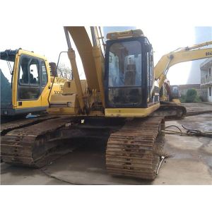 Medium-Sized Used Caterpillar 320B Hydraulic Crawler Excavator with Grab Shovel