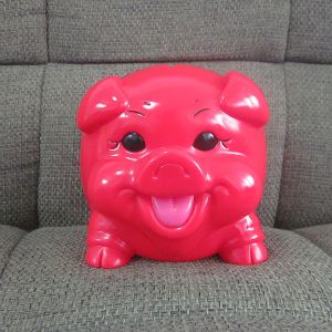 custom kids plastic money box cheap piggy bank