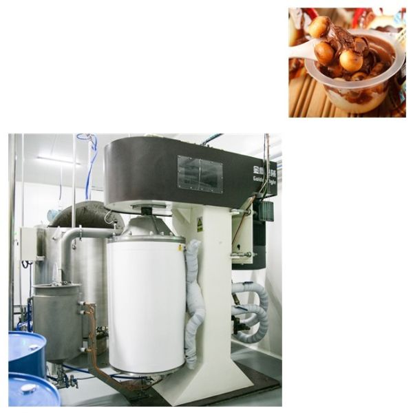 Buy 1000kg/H Single Shift Ball Mill Chocolate Machine at wholesale prices