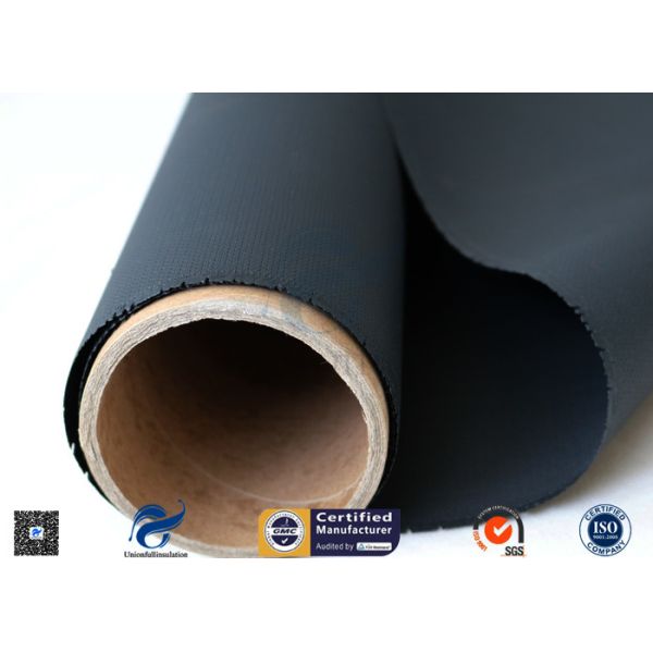 Chemical Resistance 40/40g 1*50m 4H Satin Weave Silicone Coated Fiberglass Fabric