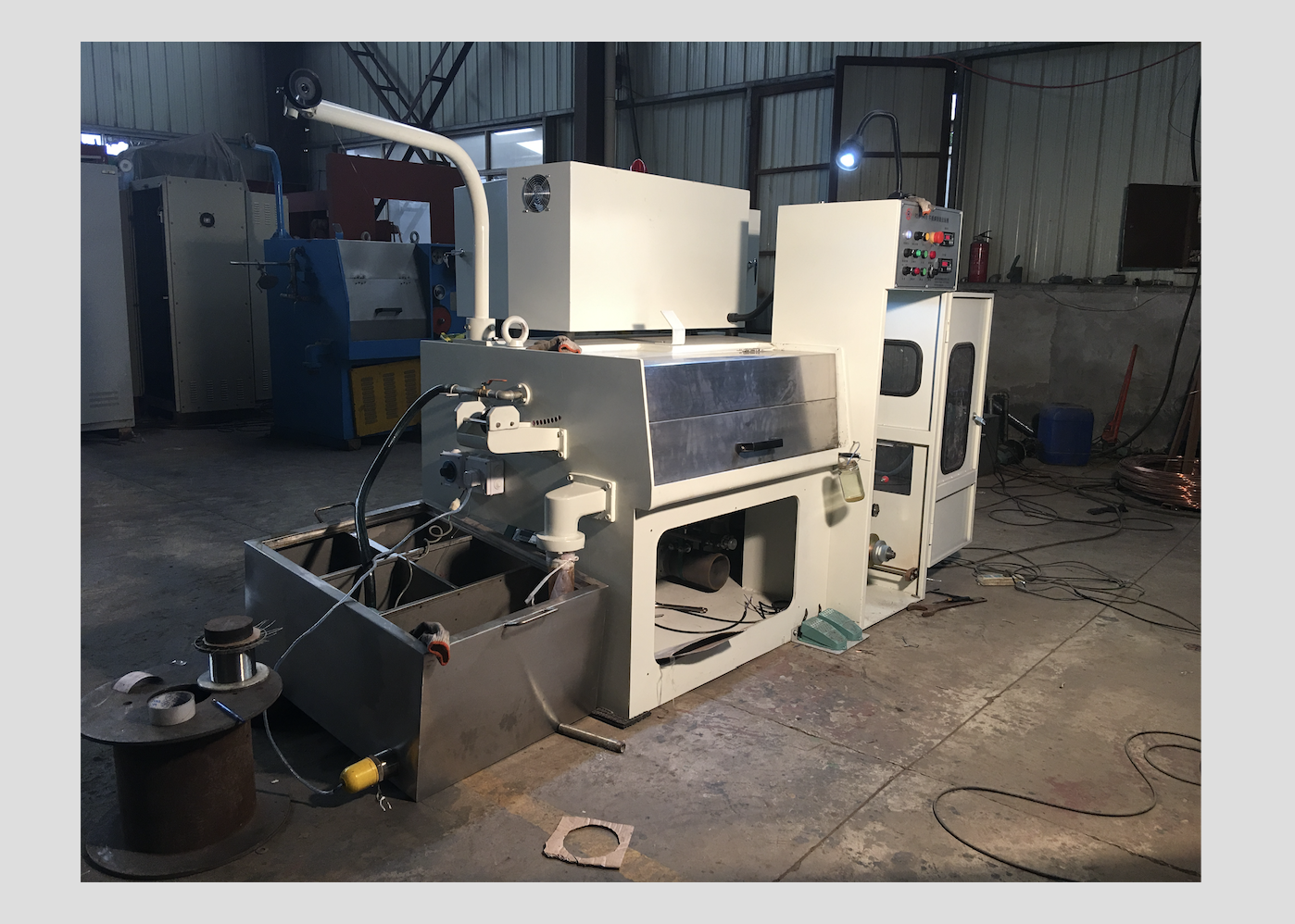 24VBX Wire Drawing Equipment , Stainless Steel High Speed Wire Drawing Machine