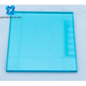 Safety Frosted Laminate Glass , Ultra Clear Flat Tempered Glass For Decoration