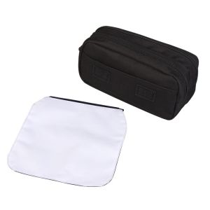 Double Layer Sublimation Pencil Case Blank DIY Custom Polyester Sublimation