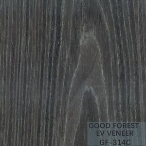 Hotel Engineered Wood Veneer Apricot Black Wood Veneer Sheet