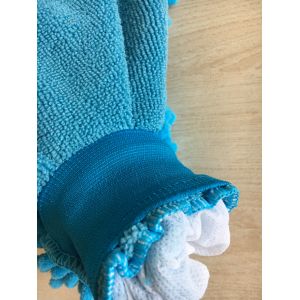 House keeping  washing absorb mitt 100% polyester microfiber mitt gloves
