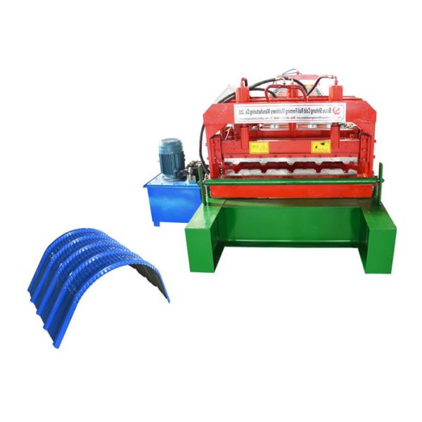PPGI / GI Roof Panel Roll Forming Machine , A / C Motor Metal Sheet Forming Machine