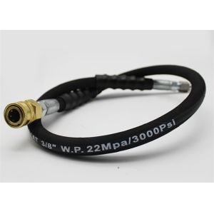 China Smooth Cover 5800 Psi 8mm Flexible Jet Wash Hose on sale