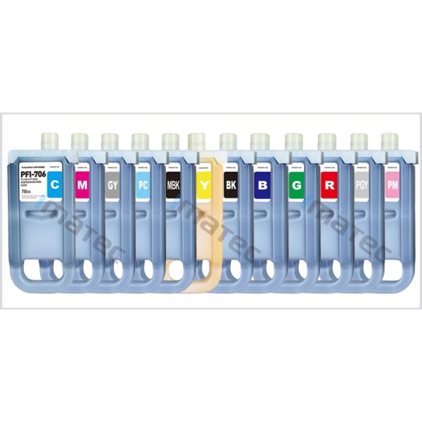 Orginal Genuine Canon PFI-701 Ink Tank 700ML Lucia Inks for Canon iPF8000 iPF9000