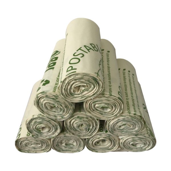 Eco-Friendly biodegradable garbage bags compostable trash bags