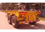 20ft 2Axles Container Skeletal Container Trailer 30t For Cargo Container