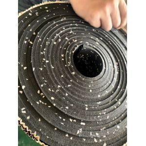 6000sqm/Day Non-Toxic Rubber Flooring Rolls for Indoor and Outdoor Sport Surface