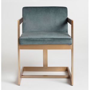 Custom Made Commercial Restaurant Chairs With Metal Frame And Armrest