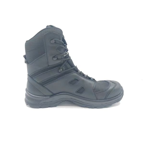 Tactical Safety Shoes High Top Outdoor Hiking Boots Premium First Layer Leather