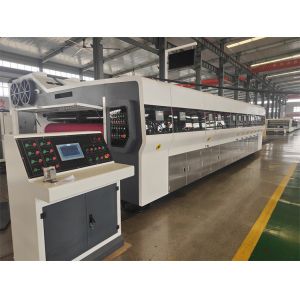 High Speed Corrugated Carton Cardboard Flexo Printing Diecutting Slotting