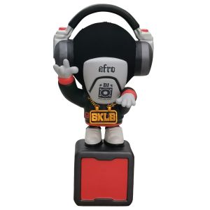 Club Bar Decoration Large Fiberglass DJ Figure Sculpture