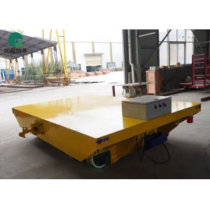 Towed Cable Electric Motorized Cart Moving On Rails