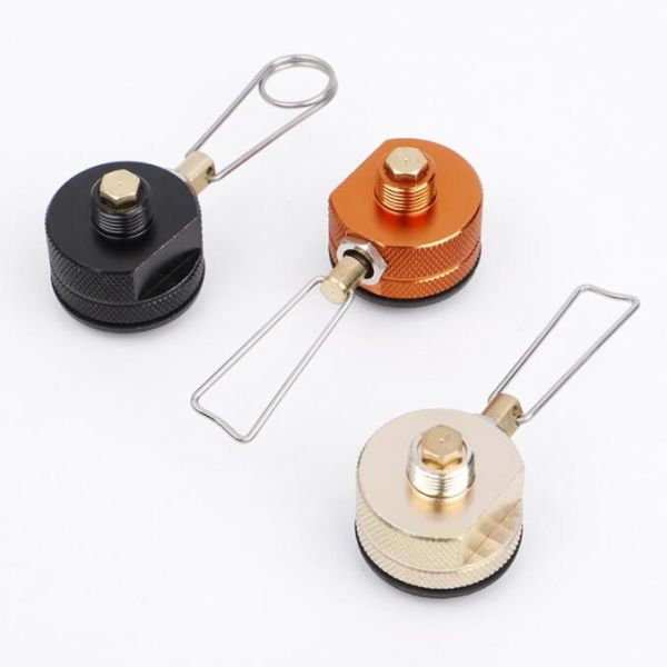 Customized Support OBM Black Orange Camping Stove Burners Propane Tank Refill Adapter