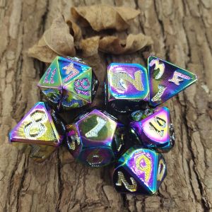 Card Game Surface Hand Carved Resin Polyhedral Dice Color Customization Pretty