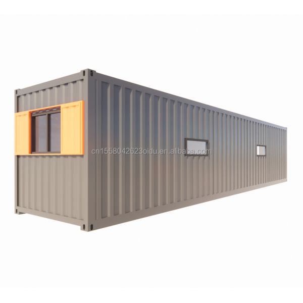 40FT Container Apartment Modular Finished Wooden Houses Customized Color Independent Student Apartment Prefabricated House