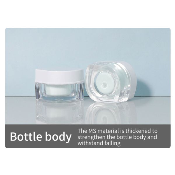 MS Cap Material Airless Cosmetic Bottle 150ml 200ml 250ml Refillable Resistant Luxury Airless Pump Bottle With Pump