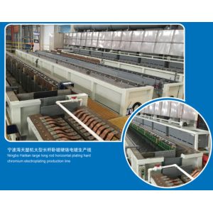 China Hanging Hard Chromium Electroless Nickel Plating Line ISO9000 on sale