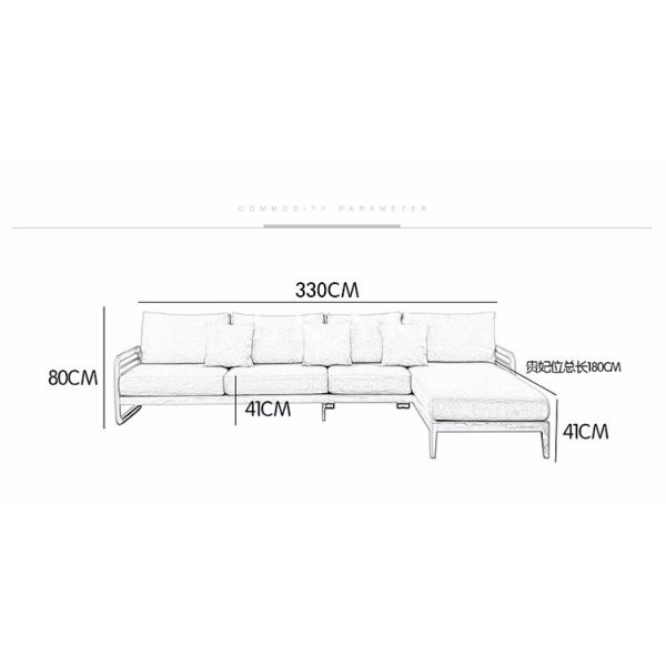 New Model 6 Seater Wood Sofa Set
