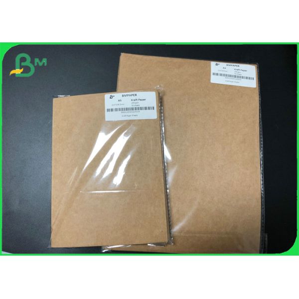 A4 A5 size food packaging Brown Butcher Kraft Paper Sheets with FDA Certificate A4 A5 size food packaging Brown Uncoated Kraft Paper Sheets with FDA Certificate