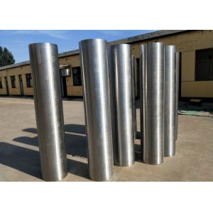 Stainless Steel Vee Shaped Wire Rotary Screen Drum For Industrial Use