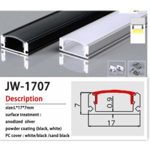 China Anodized 6063-T5 Aluminium LED Channel With Diffuser Cover on sale