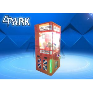 British sytle cabinet Crazy Scissors Cut Prize Crane Game Machine For Home
