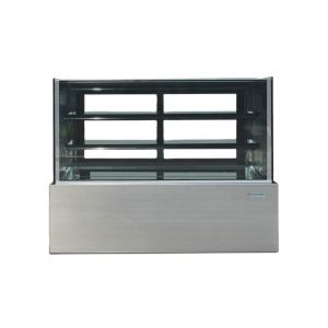 10 CU.FT Square Refrigerated Bakery Display Case Pastry Case 3 Shelves