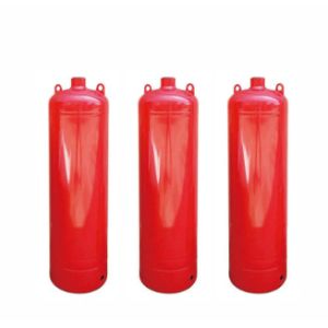 FM200 Steel Cylinder 40-180L Capacity For Fire Suppression With GSG TUV I S O 9