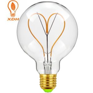 G95 Globe LED Filament Bulb Edison Amber Light Bulbs 230V